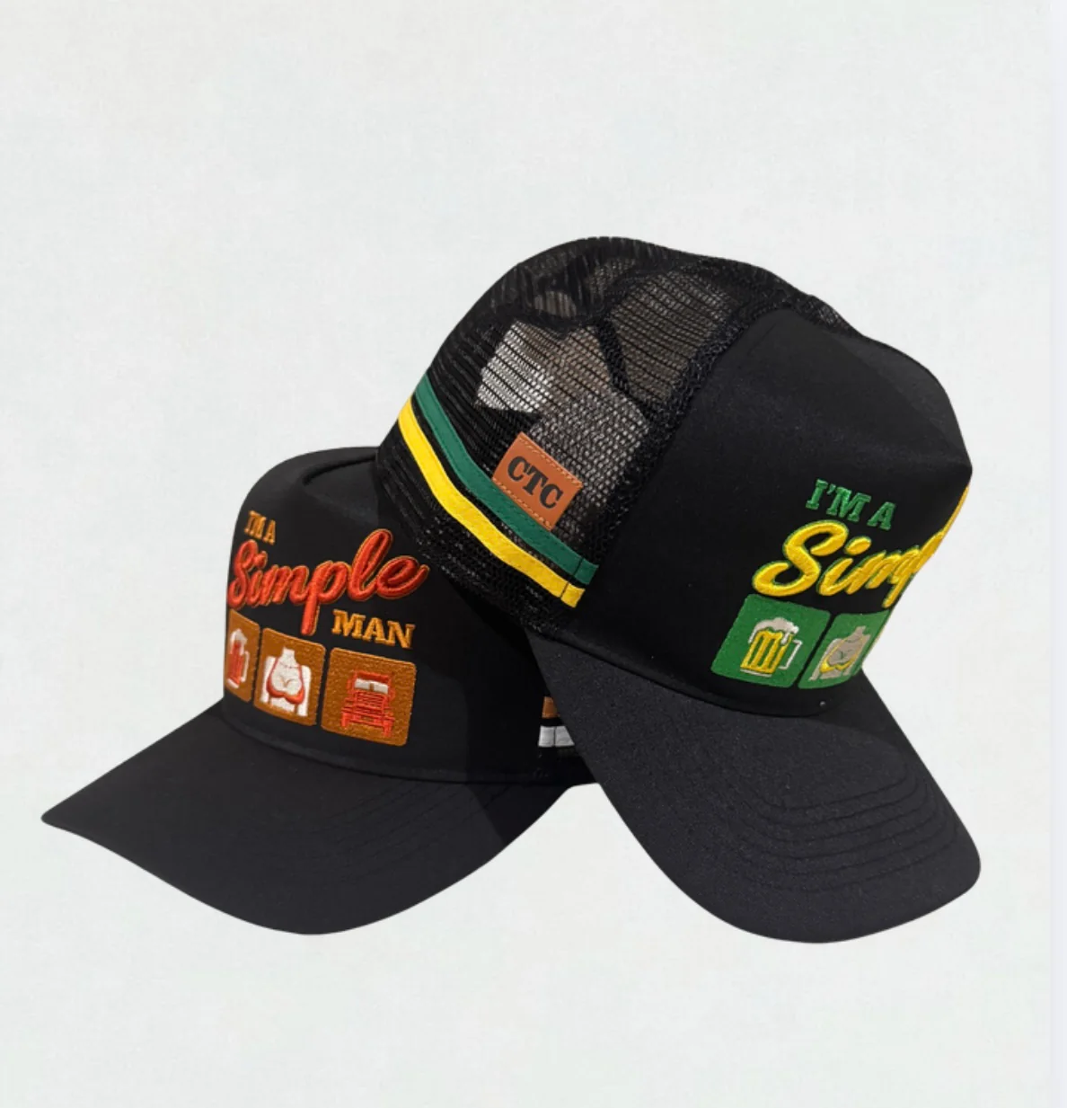 I'M A SIMPLE MAN TRUCKER CAP